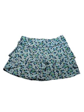Athleta Girl Blue/Green Floral Swing Skort Size XXL/16